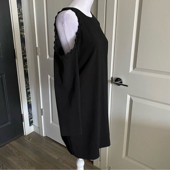 NWT IRO Breen Shift Style Cocktail Little Black Dress Size 8 - Picture 2 of 8